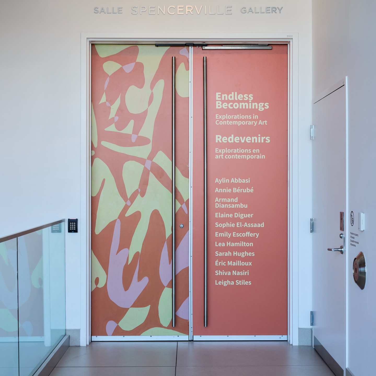 Endless Becomings exhibition entrance at Ottawa Art Gallery, 2026