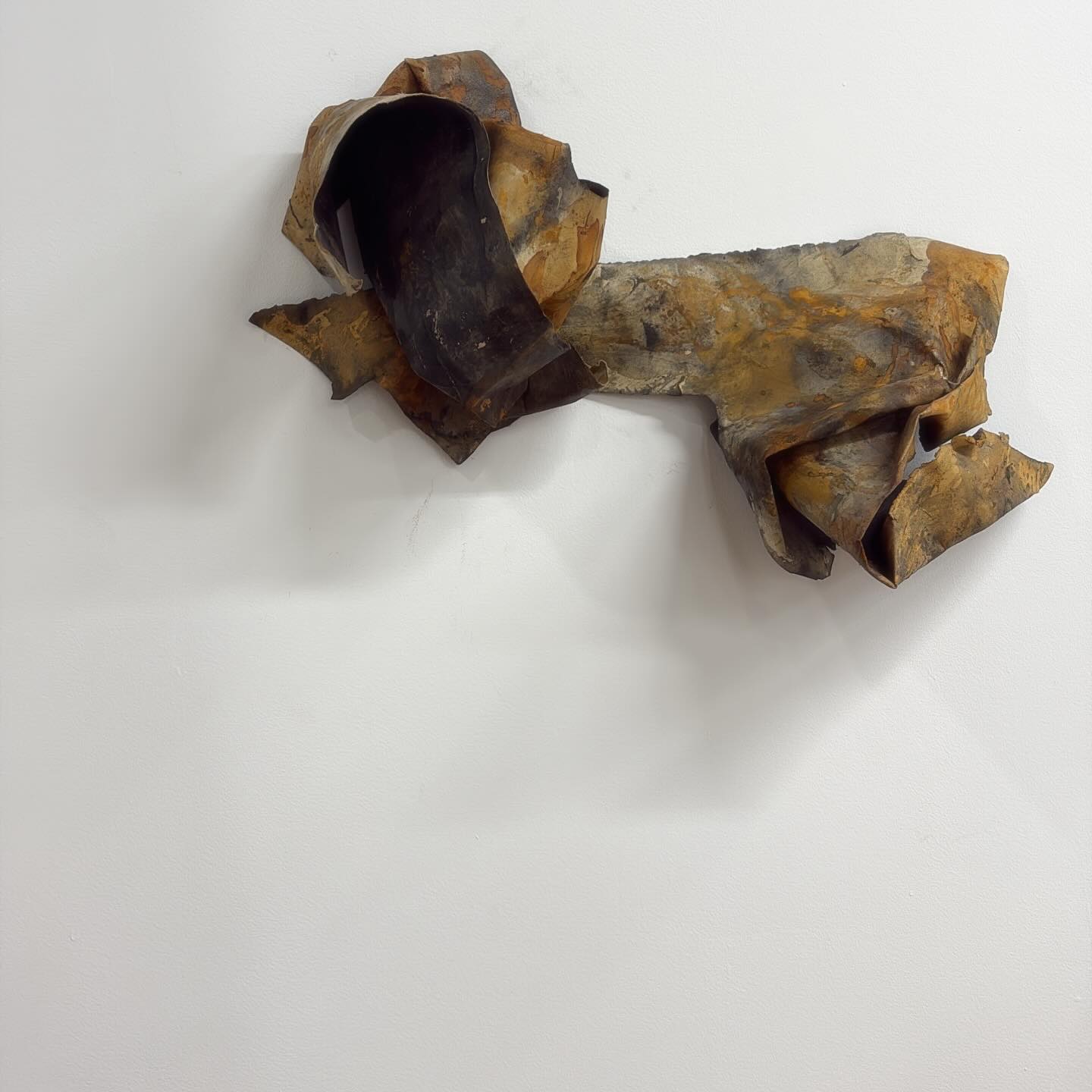 Sculptural wall piece by Sarah Hughes, 2026